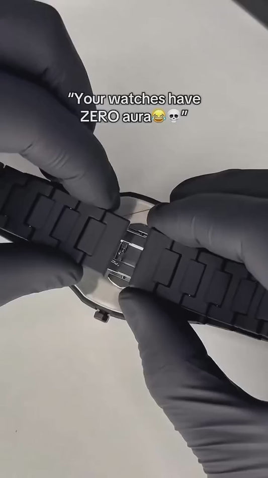 Stainless Steel Arabic AURA Watch